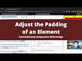 Adjust the Padding of an Element (Basic CSS) freeCodeCamp tutorial