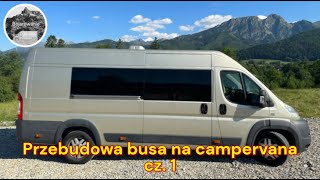 Przebudowa busa na campervana.