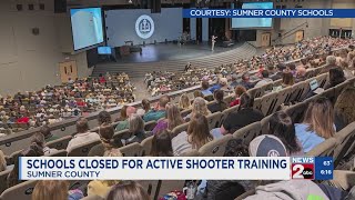 Sumner County schools closed for active shooter training
