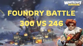 Whiteout Survival || Foundry 300 EMP Vs 246 KOR