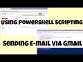 How To Send An  E-mail Using Powershell Script