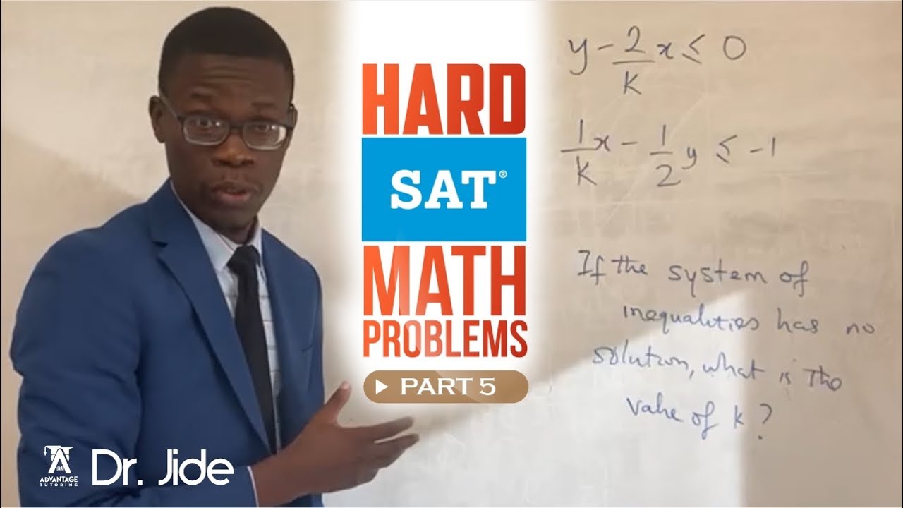 Solve Some HARD SAT Math Questions (Part 5) - YouTube