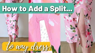 Beginner's Guide: Adding a Slit to Your Dress or Skirt in Minutes!