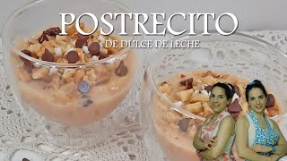 Serenito casero postrecito de dulce de leche receta facil y rapida con pocos ingredientes sin horno