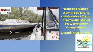 Collaborative Effort to Remove Abandoned Boats from Horry County Waters