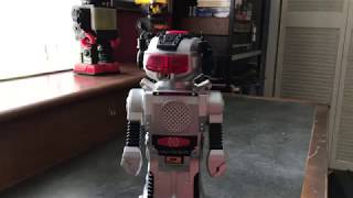 1980s vintage Atomic robot voice all noises