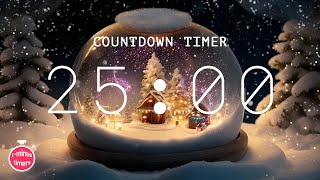 25 Minute Classroom Timer with Christmas Music ❄️