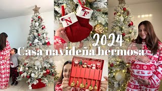 DECORACIÓN DE NAVIDAD 🤶🏼🎄 PINITO Y SALA MÁS HERMOSA 😍 ft TEMU ✨