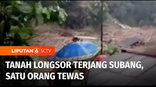 Tanah Longsor di Subang Menewaskan Seorang Warga dan Empat Orang Terluka | Liputan 6