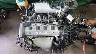 ติดเครื่อง 7A-FE 1.8 AT COLLORA AE100 (start up 4A-FE Engine)