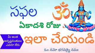 Saphala Ekadashi Benefits That Will SHOCK You! | సఫల ఏకాదశి వ్రతం