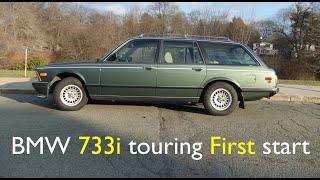 1981 BMW 733i Touring first start after 6 years