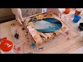 workshop acrylic pouring fluid art