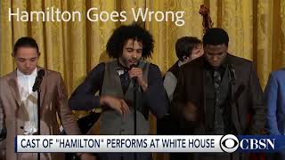 Hamilton cast performs  Alexander Hamilton  at White House