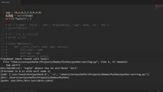 Python Scripting Tutorial Sorting Lists, Tuples & Objects