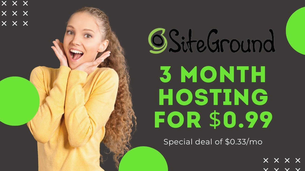 SiteGround Offer 🔥 2020 Reviews | 3 Months Web Hosting For $0.99 - YouTube