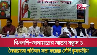 বিএনপি-জামায়াতের আগুন সন্ত্রাস ও নৈরাজ্যের প্রতিবাদ সভা করেছে সৌদি কৃষকলীগ  | Saudi Krishok League