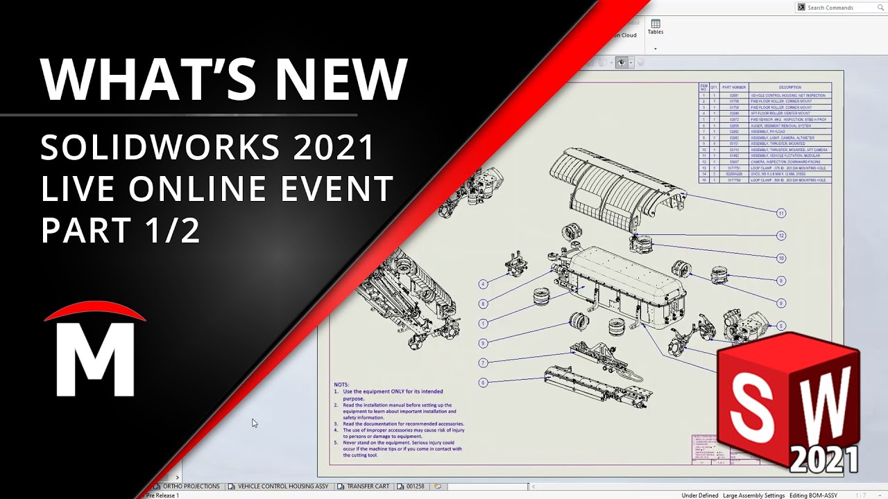 What's New SOLIDWORKS 2021 Webinar Part 1/2 - YouTube