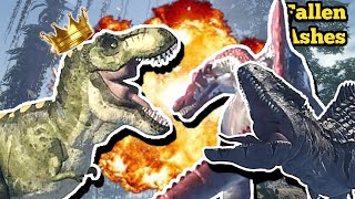 Tyrannosaurus Rex Hunts On Roblox Fallen Ashes