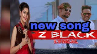 Z BLACK ( Official Video )MD KD | DivyaJangidGhanuMusic | Latest Haryanvi Songs Haryanavi  video