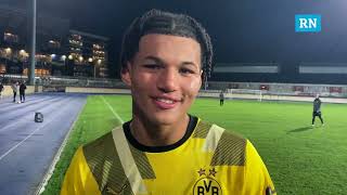 BVB-U19: Paris Brunner über sein goldenes Tor gegen Kopenhagen