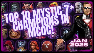 Top 10 Mystic 7 Star Champions In MCOC! January 2025 MCOC Ranking Series Video 9!