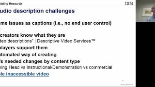 Making Videos Accessible