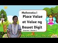 MATHEMATICS 1| PLACE VALUE AT VALUE NG BAWAT DIGIT| Quarter 1 Week 6| Grade 1