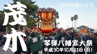 【観音寺ちょうさ祭】八號茂木太鼓　中狂い　2018.10.21(H30)