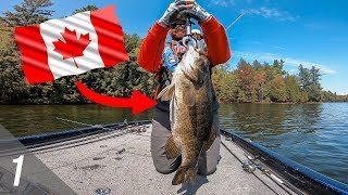 INSANE Smallmouth BEATDOWN in CANADA (30 LB SERIES - EP. 1)