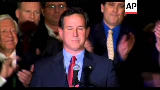 Rick Santorum's strong showing gives his GOP primary campaign new momentum