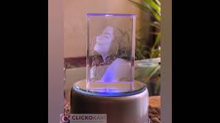 Rotating Crystal With Your Photo