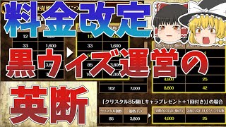 【黒猫のウィズ】黒ウィズの料金改定について解説【ゆっくり解説】〖n秒解説〗