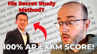 He Scored 100% on the AP Exam!! Steal His Study Method To Earn EASY 100s!