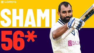Sensational Shami Hits Unbeaten Half-Century at Lord's | England v India 2021