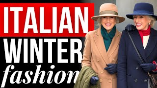 How Italian Women Over 60 Dress in the Winter