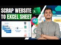 How to Extract Data from Any Website into Excel - Easy Web Scraping Tutorial