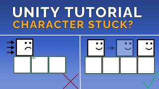 Definitive Fix When Your Character Gets STUCK In Ground Tiles (Unity Basics)!