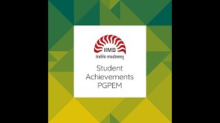 Students Achievements PGPEM