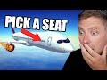 Pick a seat to SURVIVE the plane crash!!!