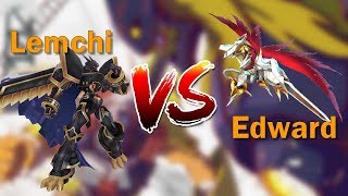 Epic Fight #3 - Lemchi (S34) vs Edward (S34) - How strong is Alphamon ?