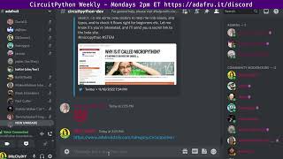 CircuitPython Weekly Meeting for November 21, 2022 @circuitpython #circuitpython #adafruit