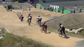 BMX　岸和田　エリート　予選1組ヒート3　2017