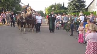 Erster Erntewagen Essingen Ostalb 2013