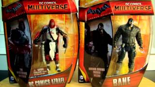 DC Comics Multiverse Arkham City AZRAEL and BANE toy review.