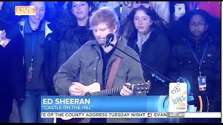 Ed Sheeran - Castle on the Hill - Today Show