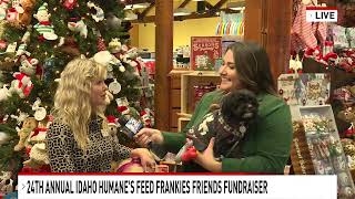 CBS 2 News Midday "Aurora makes her TV debut! for Feed Frankies Friends Fundraiser