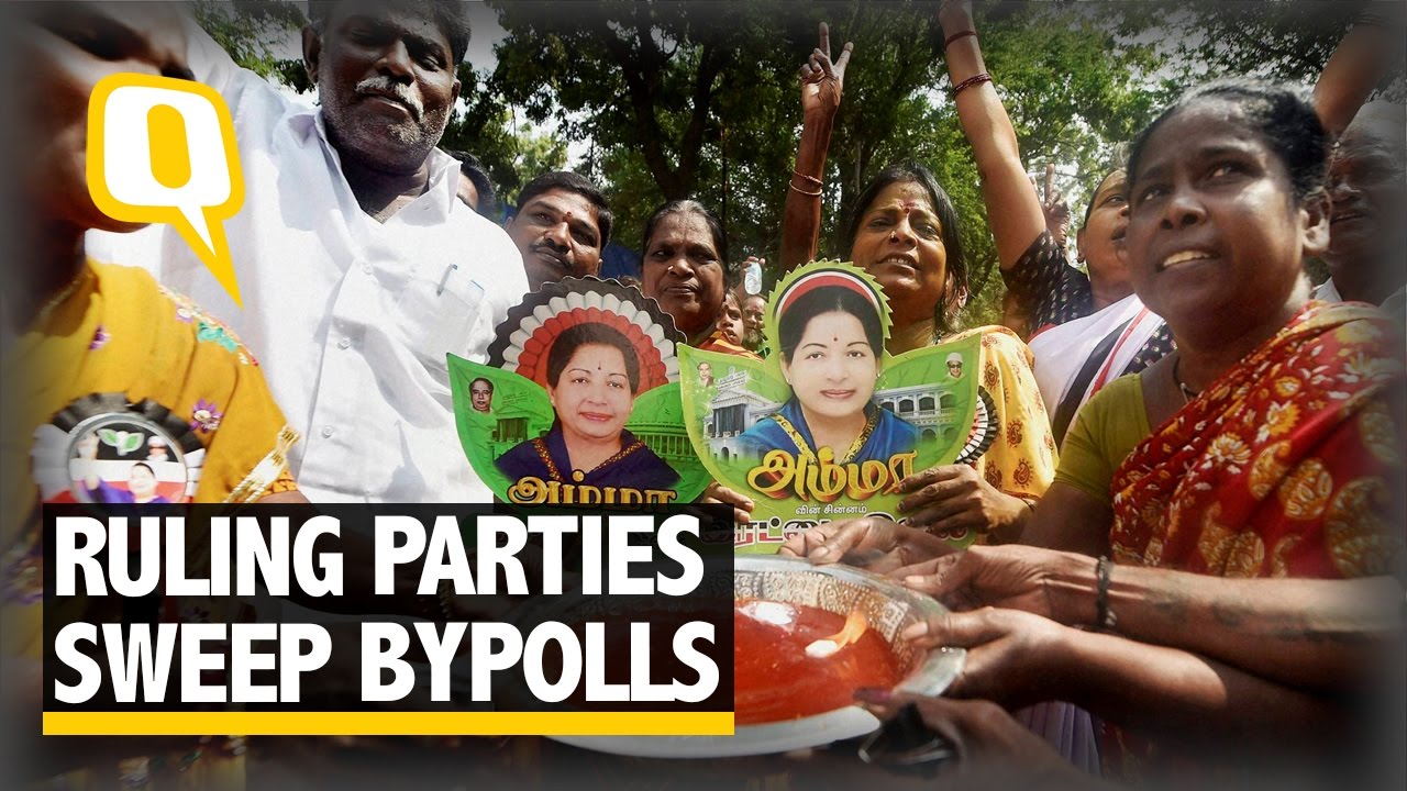 The Quint: Bypolls: Ruling Parties Hold Fort; No Upsets For BJP, TMC In ...