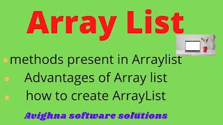 ArrayList in java |methods present in ArrayList |Constructors in ArrayList