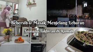 KEGIATAN MENJELANG LEBARAN DI RUMAH MINIMALIS, BERSIH-BERSIH RUANG MAKAN \u0026 MASAK MENU SIMPLE